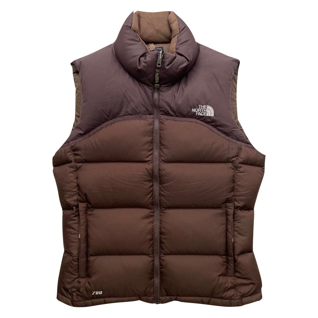 The North Face Womens Brown Gilet Puffer Jacket