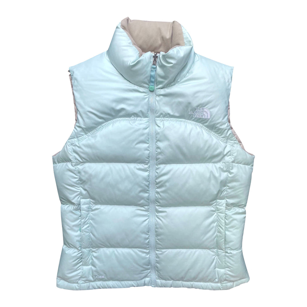 The North Face Womens Mint Green Gilet Puffer Jacket