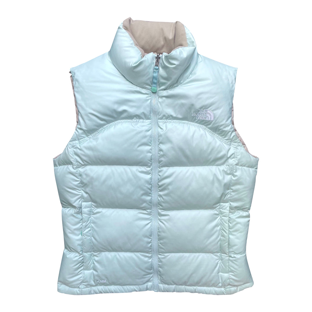 The North Face Womens Mint Green Gilet Puffer Jacket