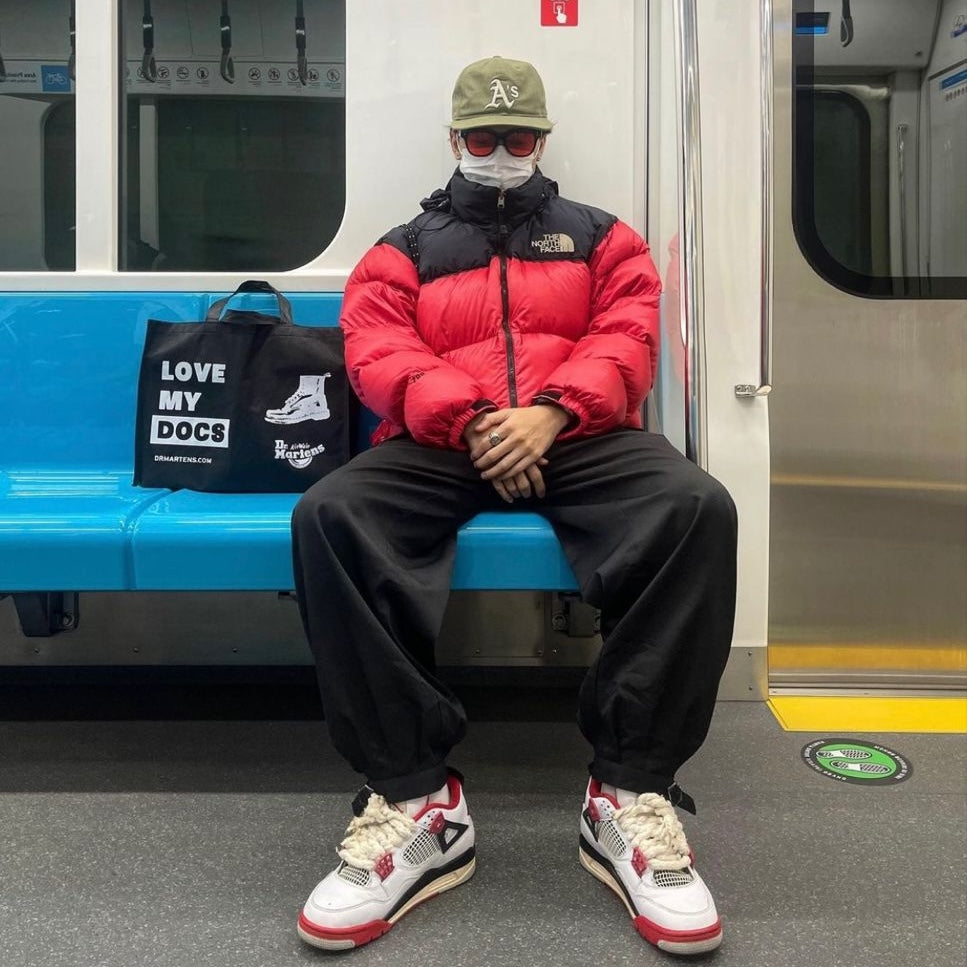 The North Face Red Puffer Jacket