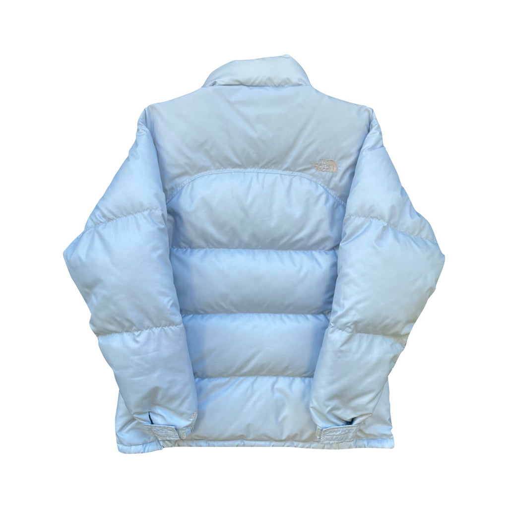 The North Face Womens Baby Blue Puffer Jacket